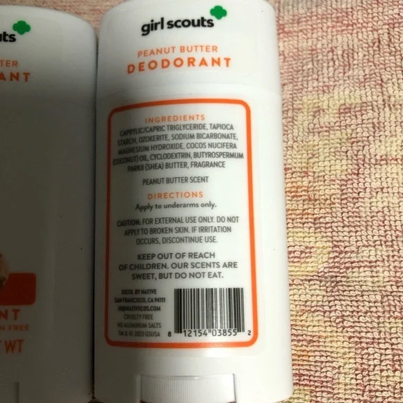 3 Native x Girl Scouts Peanut Butter Deodorant - Limited Edition - New Sealed - Picture 3 of 3
